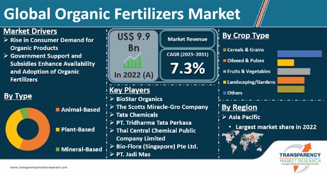 Organic Fertilizers Market Size, Share, Analysis & Forecast 2031