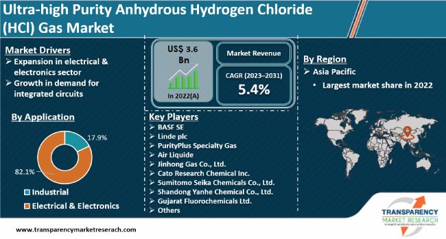 Ultra-high Purity Anhydrous Hydrogen Chloride Gas Market Report, 2031